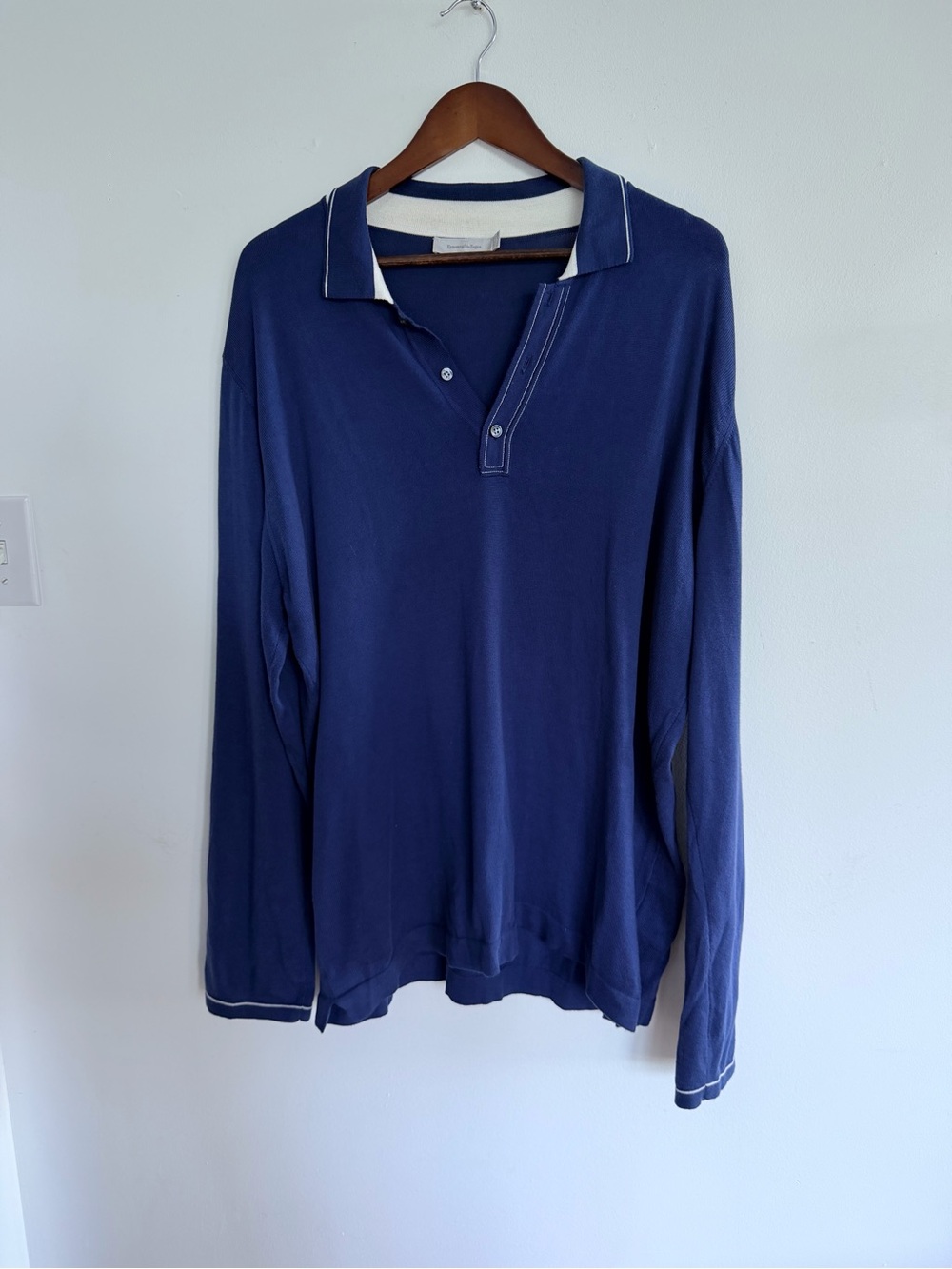 Ermenegildo Zegna Knitted Long-Sleeve Polo